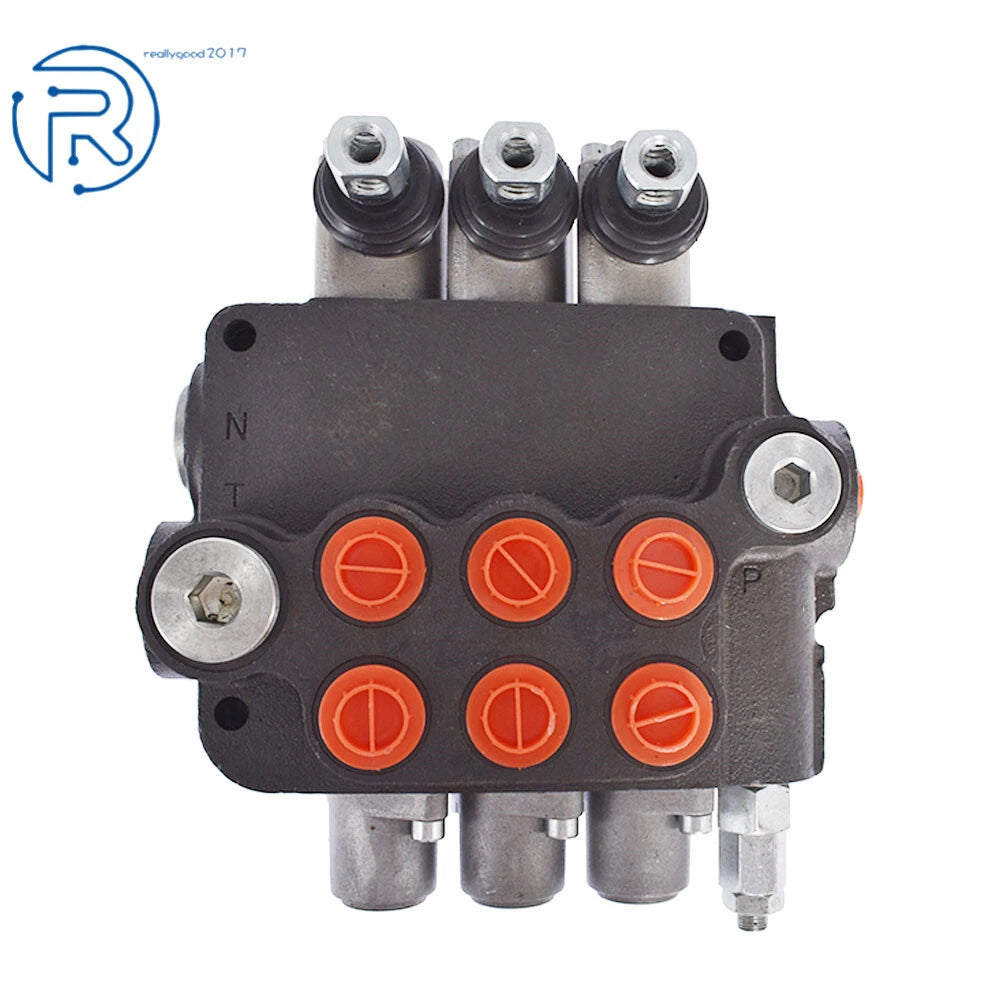 3 Spool Hydraulic Monoblock Control Valve for Various Models