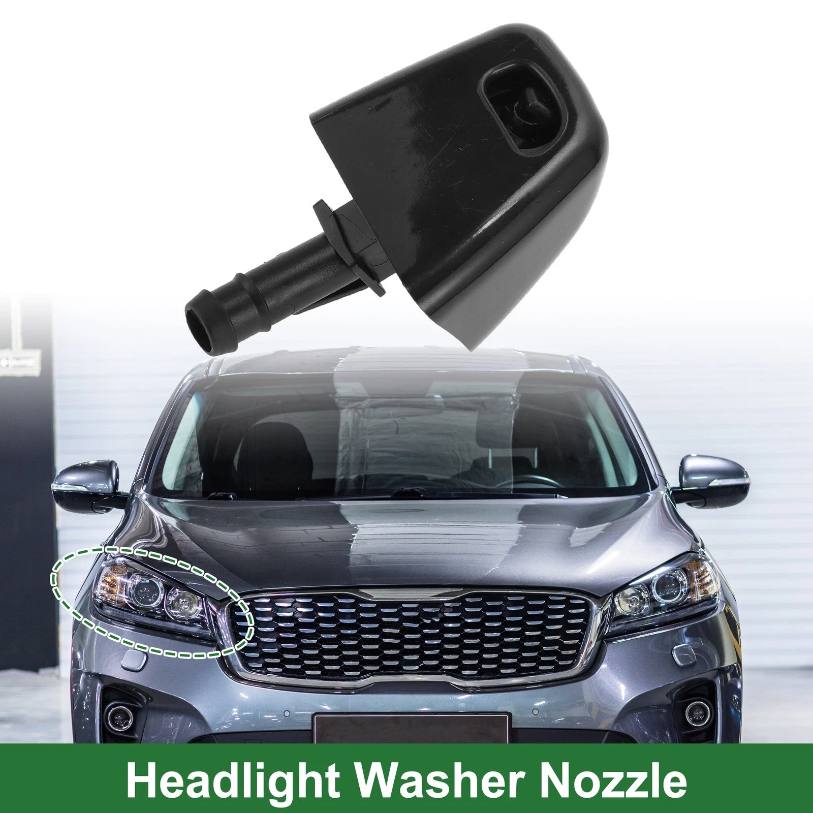 Front Passenger Side Headlight Washer Nozzle for Nissan X-Trail (2014–2020) No.286411DL0A