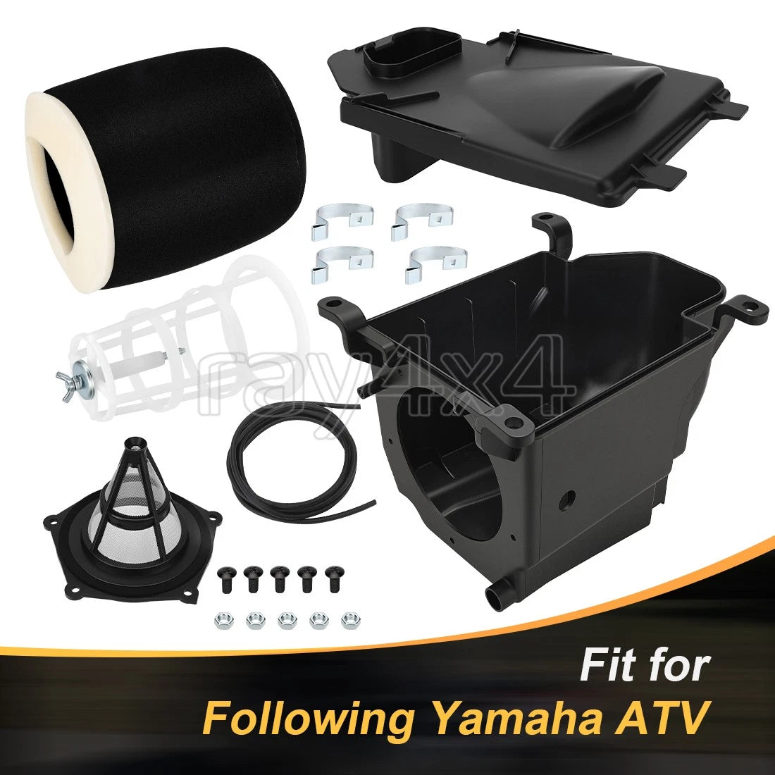 Air Filter Cleaner Cage Guide & Air Box Lid Cap for Yamaha YFZ450 (2004–2013)