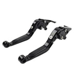 CNC Extendable Brake Clutch Levers for BMW G310R G310GS (2017-2021) Black