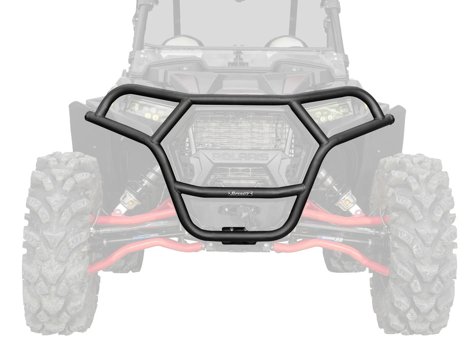 SuperATV Heavy Duty Front Bumper for Polaris RZR 900 / S 900 (2015–2021)