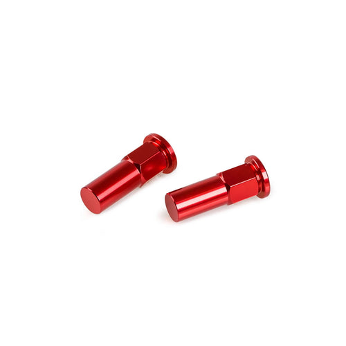 1 Pair CNC Anodized Rim Lock Nuts & Tire Valve Stem Caps for KTM Suzuki (Universal)