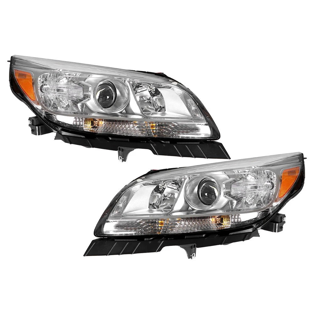 Headlight Pair for Chevy Malibu (2013â2015) Halogen