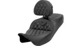 Saddlemen Roadsofa Seat Backrest for Harley Touring (2008–2023) Carbon Fiber