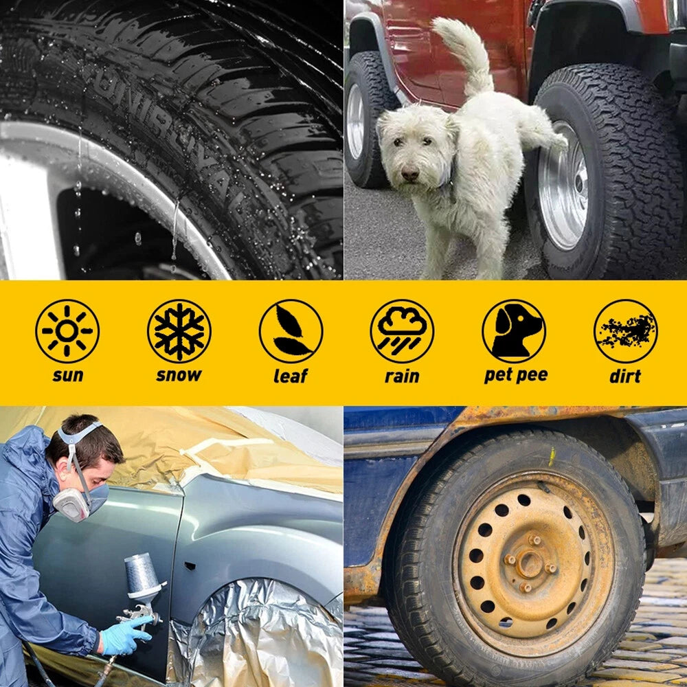 Set of 4 Waterproof Tire Covers for RV Trailer Camper (30-32")