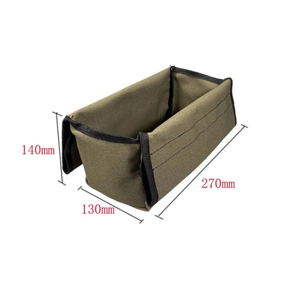 Canvas Tool Bag for Ladder Work and Workshop Tool Arrangement (31x13x14cm)