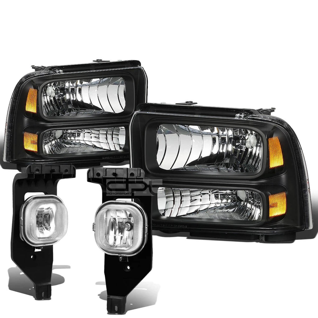 Headlight, Turn Signal Lamp & Chrome Fog Light for Super Duty (2005–2007)