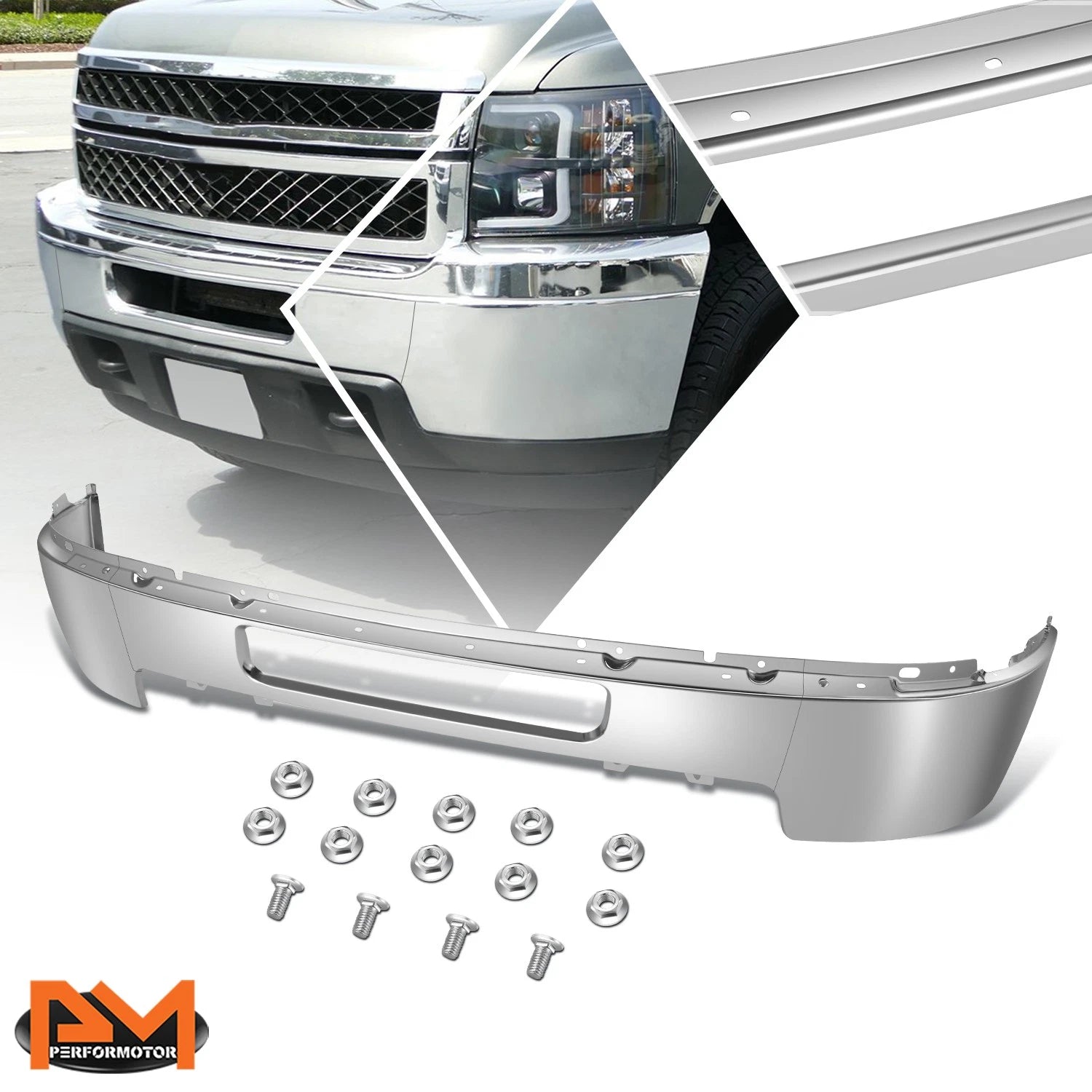 Front Bumper Face Bar for Chevy Silverado 2500 3500 HD (2011–2014)