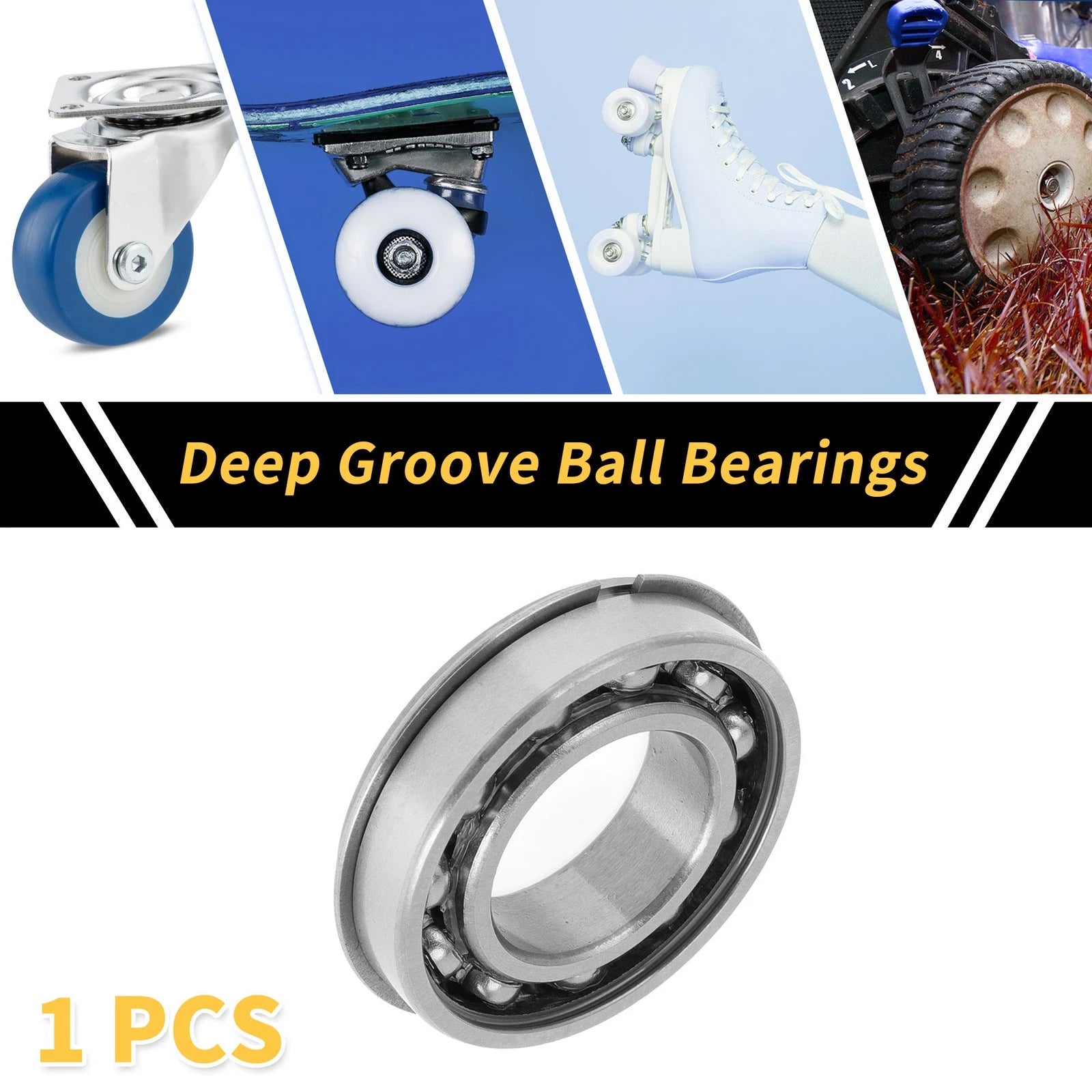 6904NR Deep Groove Ball Bearing for Scooter Skateboard Wheel (20x37x9mm)