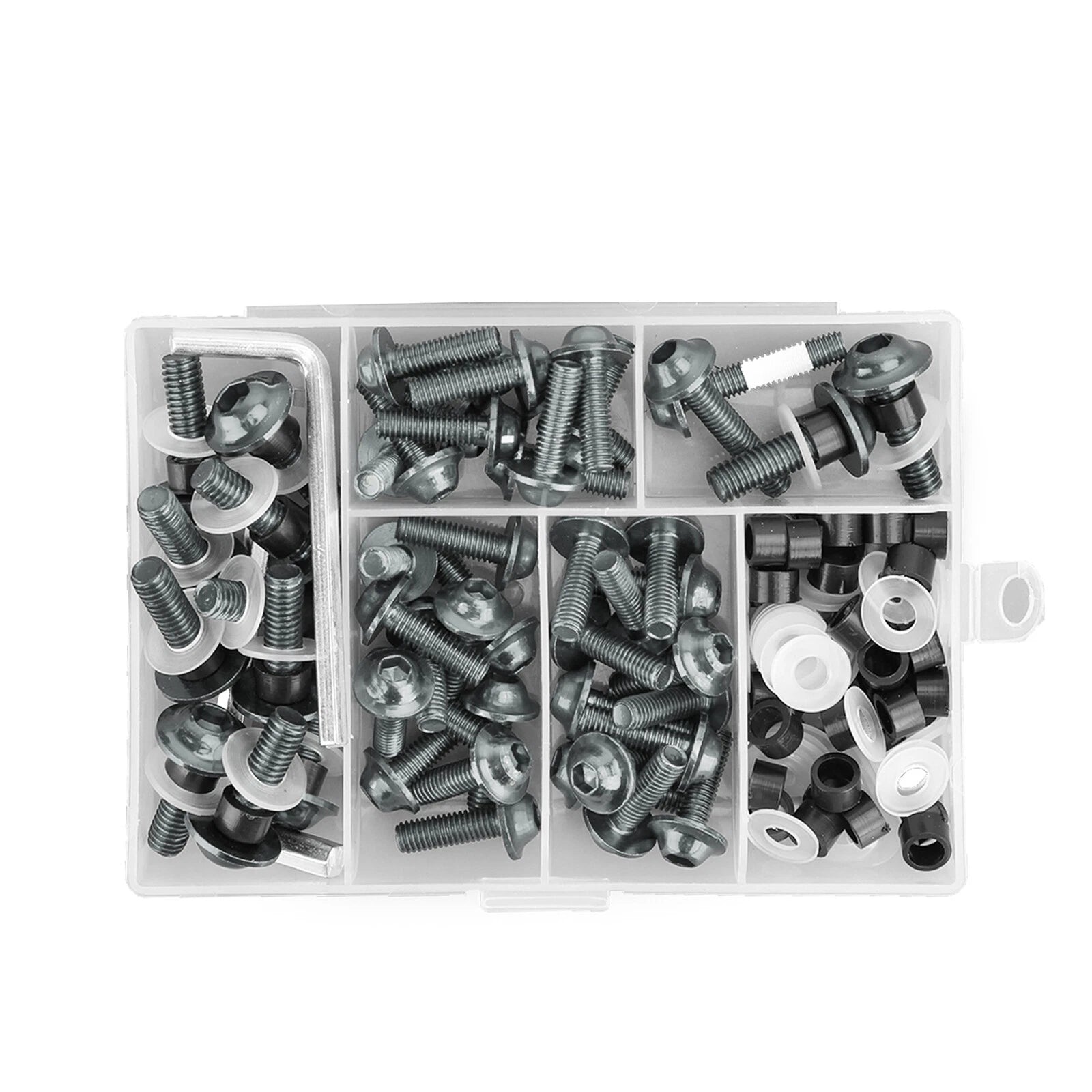 Motorbike Titanium Fastener Clip Screw Kit for Windscreen Fairing (US)