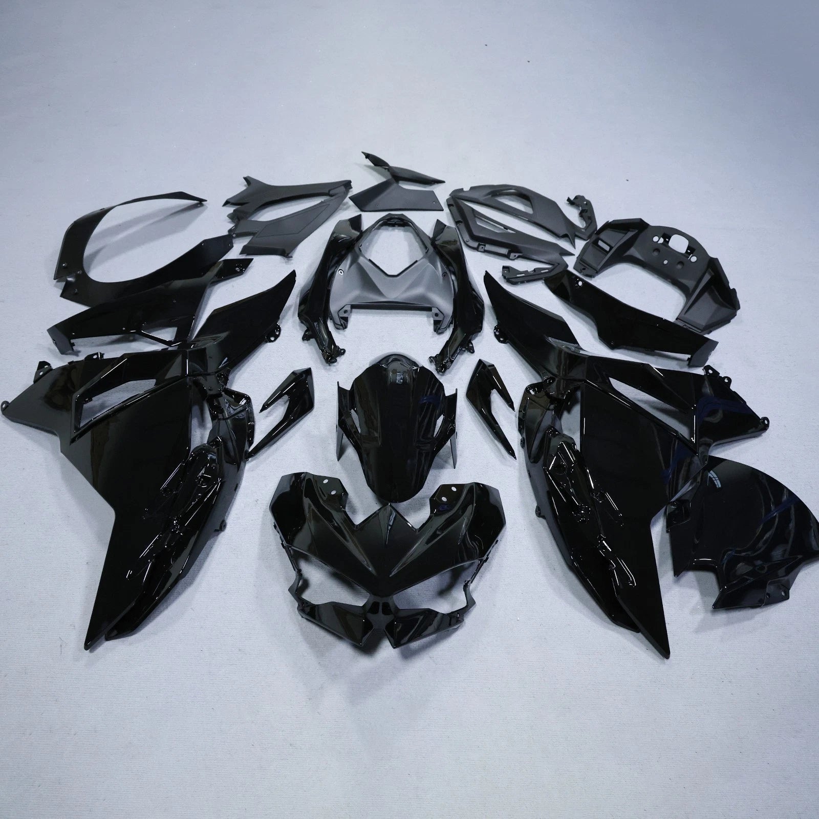 Bodywork Fairing Kit for Kawasaki Ninja 500 (2024–2026) - Glossy Black ABS