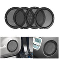 4 x 6.5 Inch Car Door Speaker Grills Covers Mesh Guard Black
