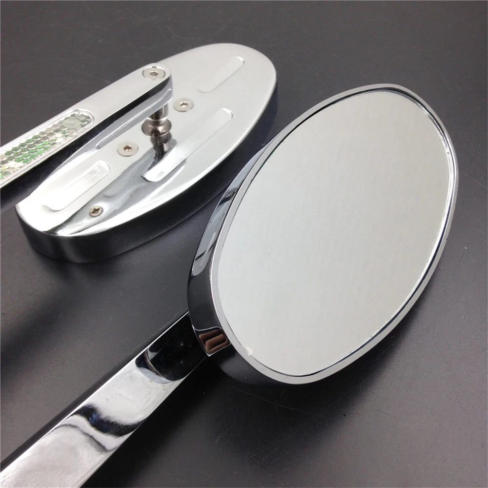 Turn Signals Running Light Mirror for Kawasaki Ninja (All Years) OVAL Shape
