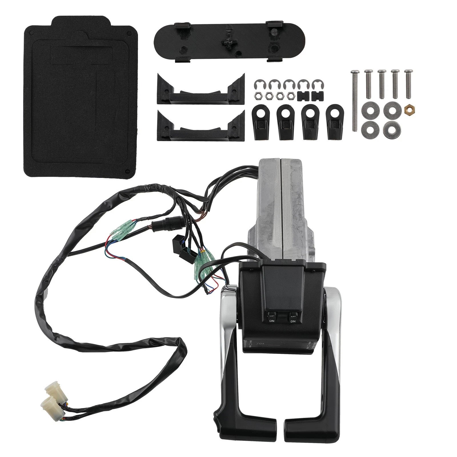 Dual Outboard Remote Control Box for 704 Top Mount (704-48207) Black