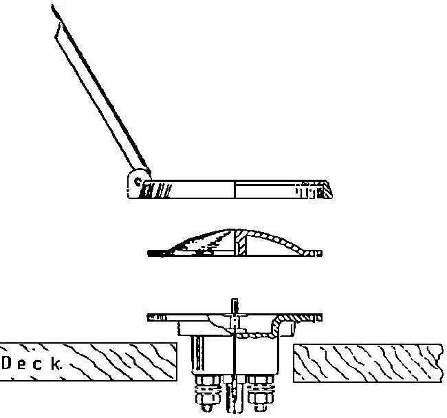 Anchor Winch Deck Switch for Winch RWB1166