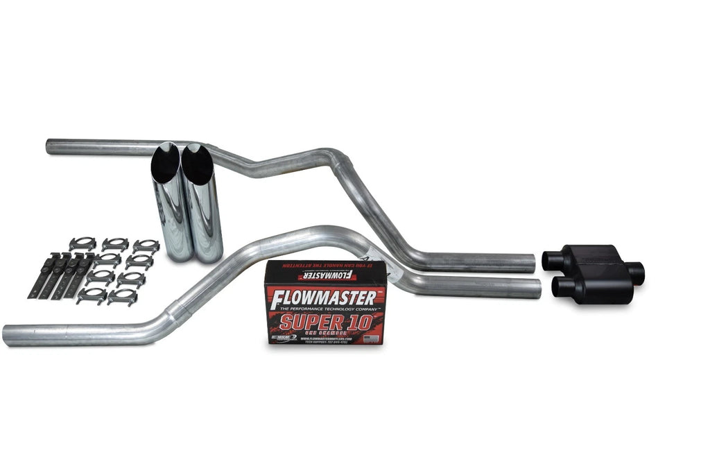 2.5" Dual Exhaust Kit for Ford F-150 (1987–1997) Flowmaster Super 10