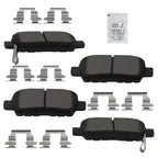 Set of Rear Ceramic Brake Pads for Infiniti JX35 M35 M35H M37 M45 M56 Q40 Q50 Q60