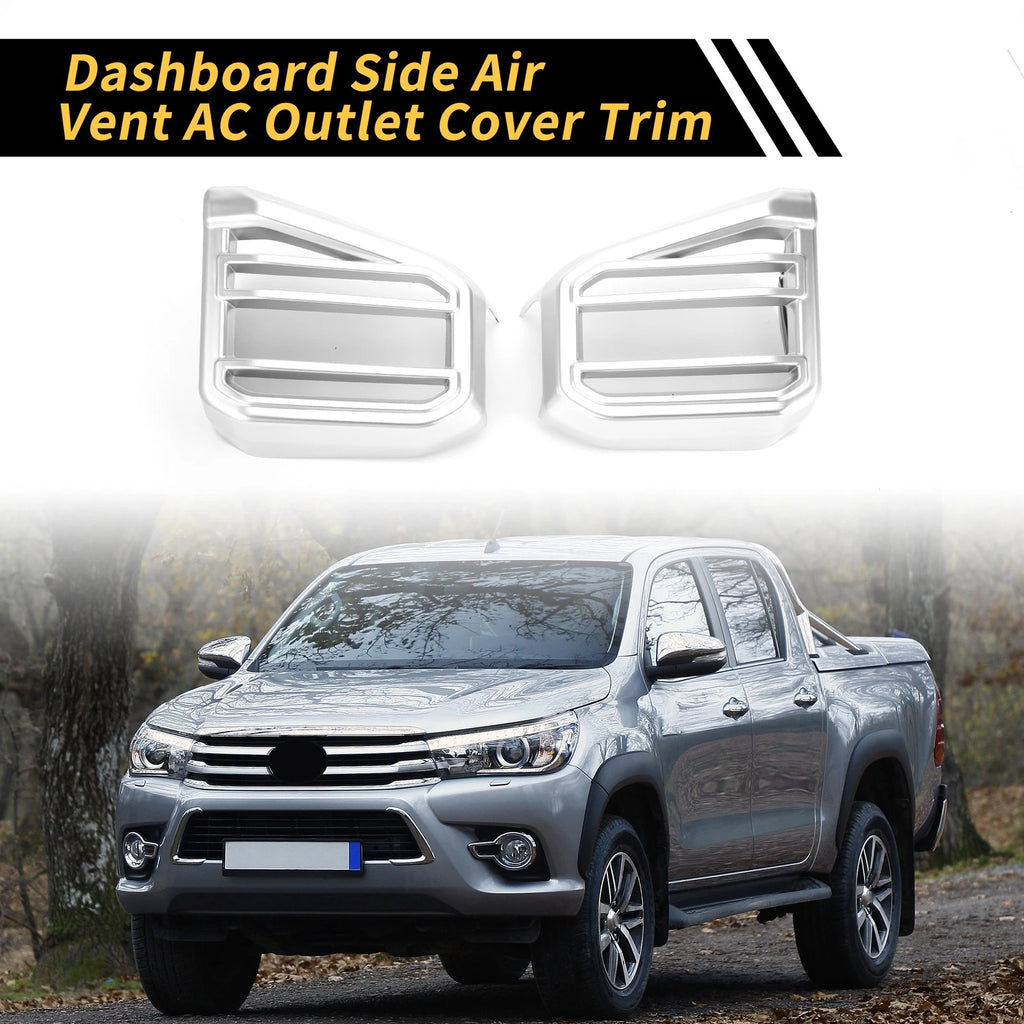 1 Pair Dashboard Side Air Vent AC Outlet Cover Trim for Toyota Tundra (2022–2024)