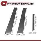 6 Pcs Door Pillar Window Trim for Mercedes S-Class (2014-2023) Carbon Fiber