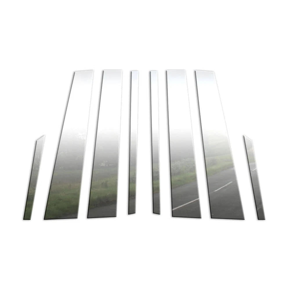 Diamond Grade 8pc Stainless Steel Pillar Post Covers for 2017-24 Honda Ridgelin