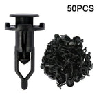 50x9mm Bumper Splash Shield Hood Engine Push Clip Rivet for Ford