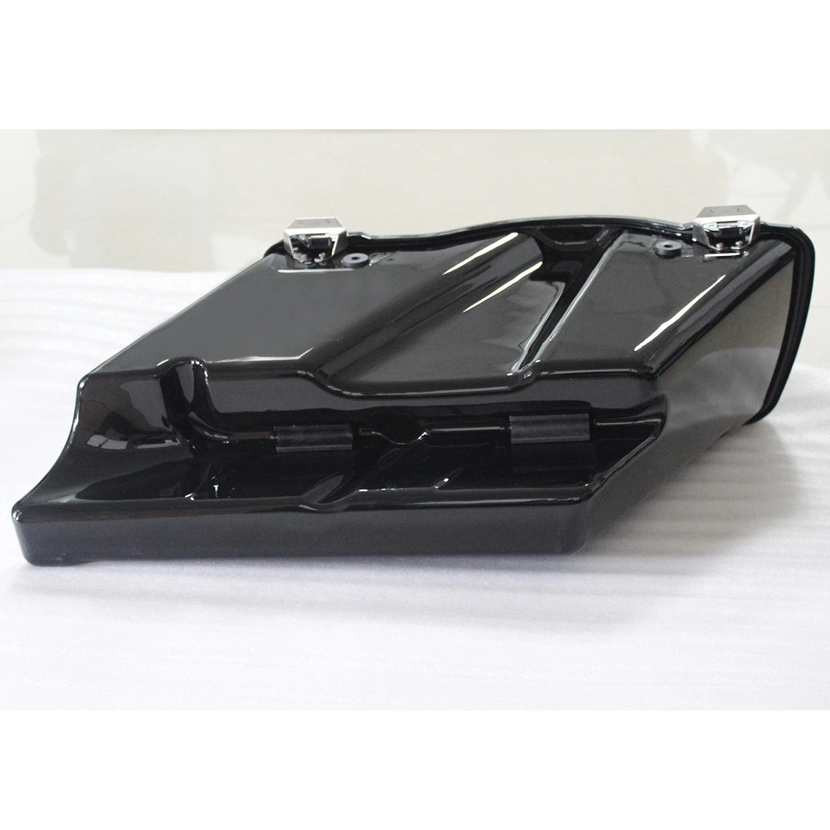 5" Stretched Extended Hard Saddle Bags for Harley Touring Road King