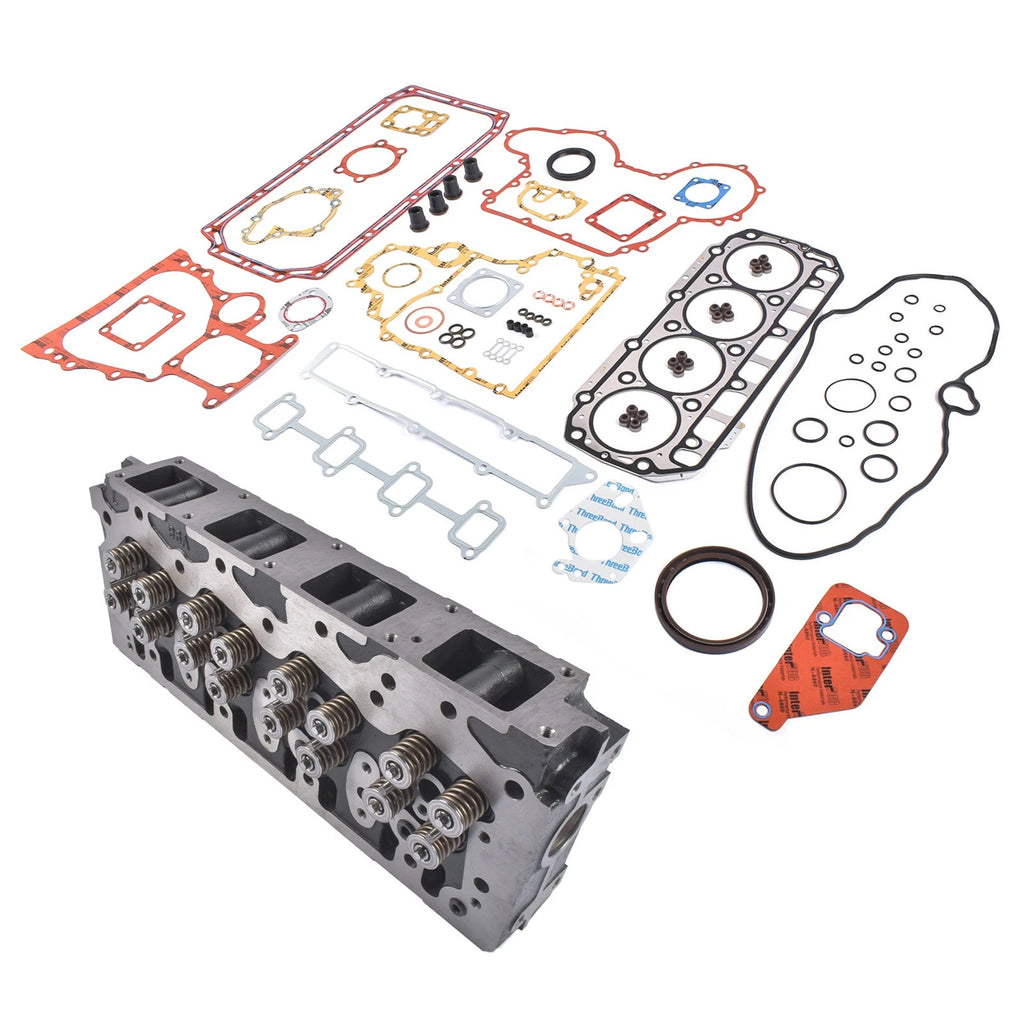 Engine Cylinder Head & Gasket Kit for Yanmar Excavator 4TNV98 4TNV98T
