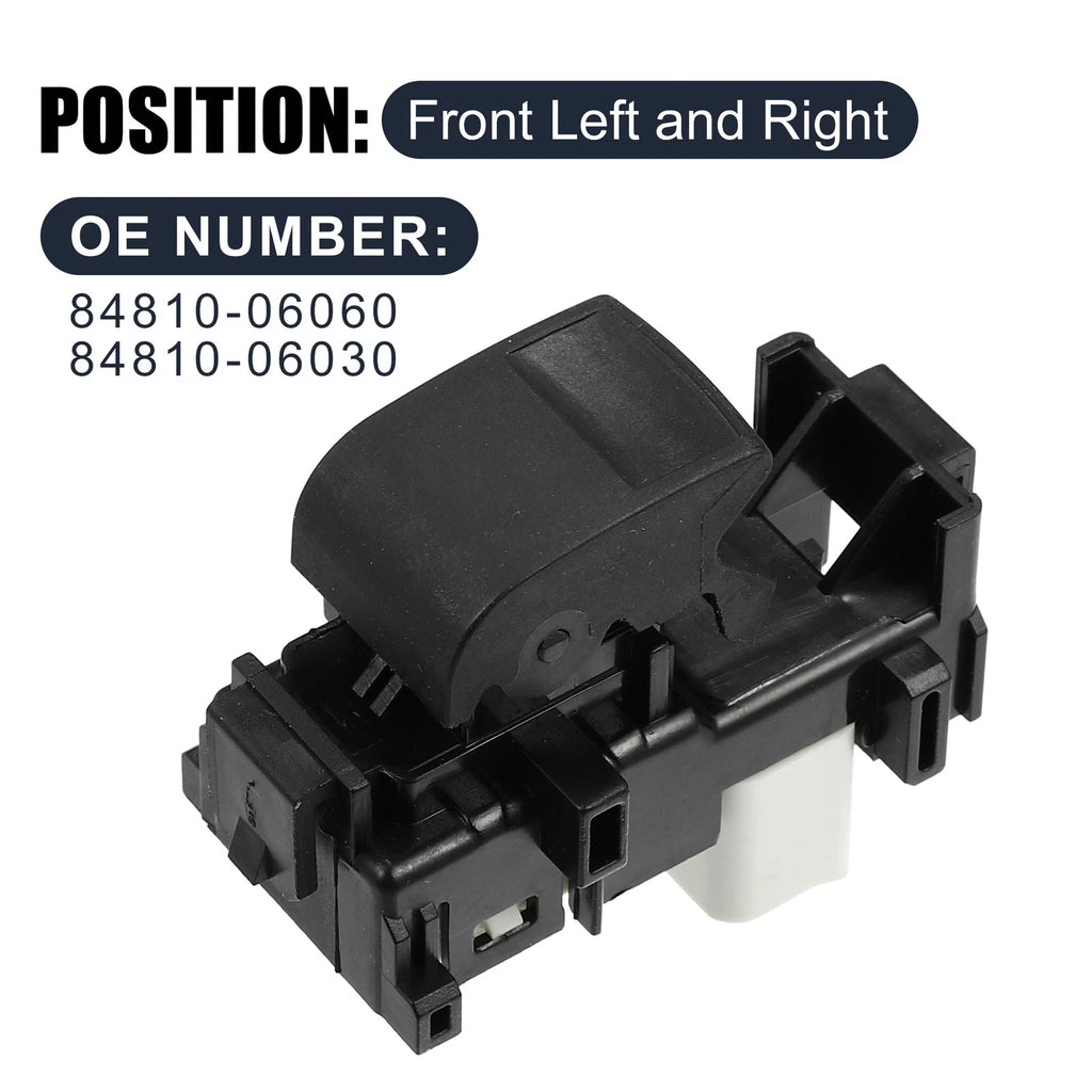 Set of 2 Window Switches for Toyota RAV4 Auris (2006–2018) 84810-06060