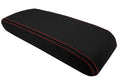 Carbon Fiber Console Armrest Cover for Honda Accord (1994–1997) Black Red Stitch