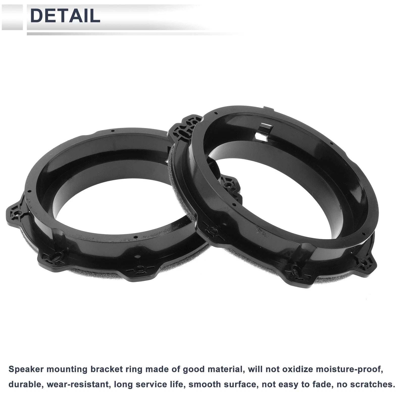 Set of 2 Speaker Spacer Rings for Hyundai 6.5" Tweeter Speakers