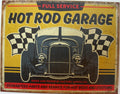 Tin Metal Sign for Hot Rod Garage (2105)