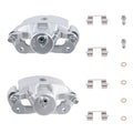 Set of 2 Front Left + Right Brake Calipers w/ Bracket for Honda Accord (2003–2007)