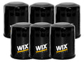 Set of 6 WIX Engine Oil Filters for Chrysler Dodge Eagle Ford Mazda Mitsubishi