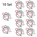 10x Carburetor Overhaul Kit for Briggs & Stratton 590589, 08P502, 093J02