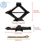 2.5 Ton Scissor Jack for Cars and SUVs (Year Range)