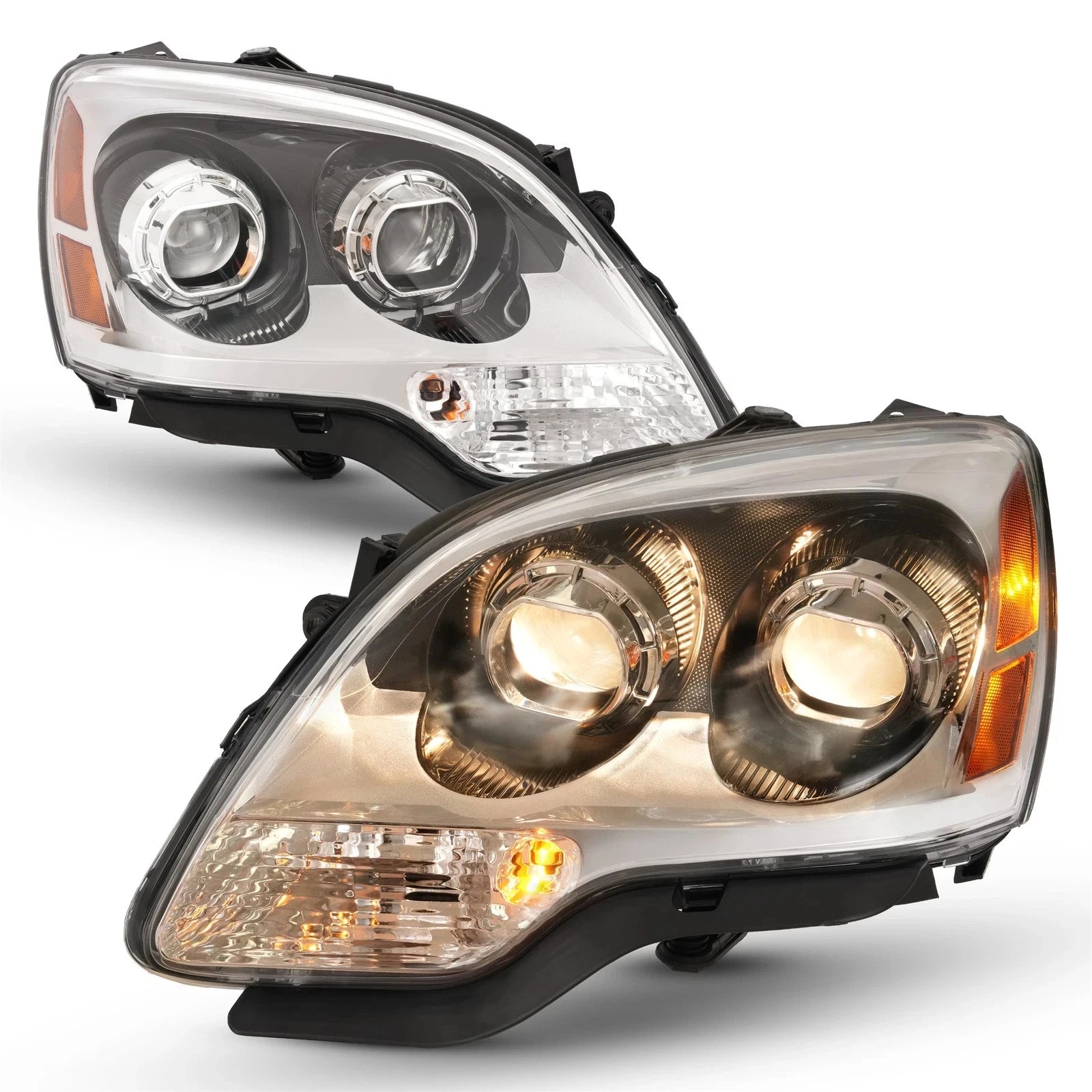 Projector Halogen Headlights for GMC Acadia (2007–2012) - Pair