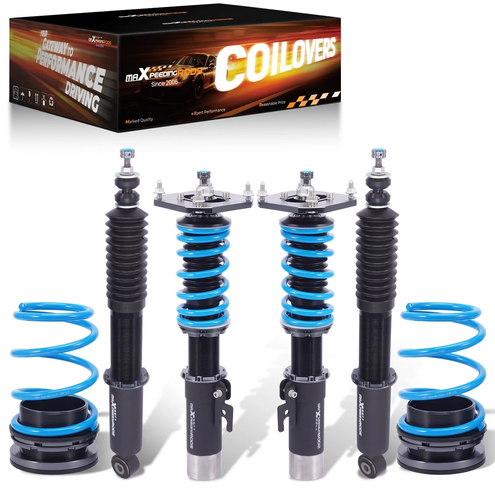 T6 Coilover 24 Way Damper Suspension Kit for Mazda RX-7 (1979–1985)