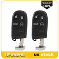 2 Smart Remote Key Fobs for Chrysler 200 300 Dodge Challenger