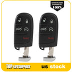 2 Smart Remote Key Fobs for Chrysler 200 300 Dodge Challenger