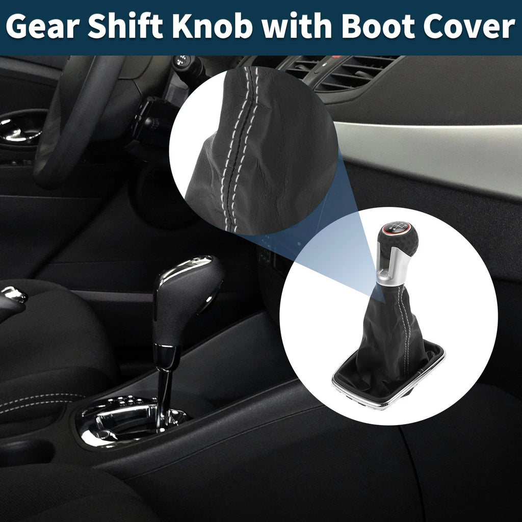 5 Speed Gear Shift Knob with Cover for Volkswagen Jetta Bora (1999–2004)