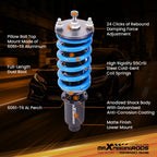 Coilovers for Honda Civic (1996-2000) 24 Way Adjustable Damper