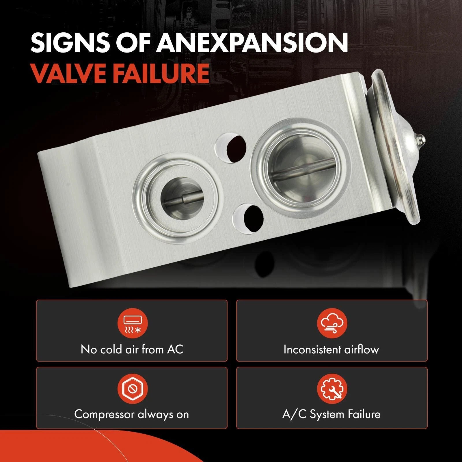 A/C Expansion Valve for Kia Stinger (2018–2023) Genesis G80 (2017–2025) G70 (2019–2025)