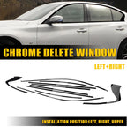 Chrome Delete Blackout Overlay for Infiniti Q50 Q50S (2014âPresent)