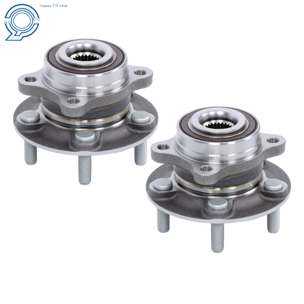 2 Front Rear Wheel Hub Bearings for Ford Fusion (2013–2020) Lincoln MKZ (2013–2016)
