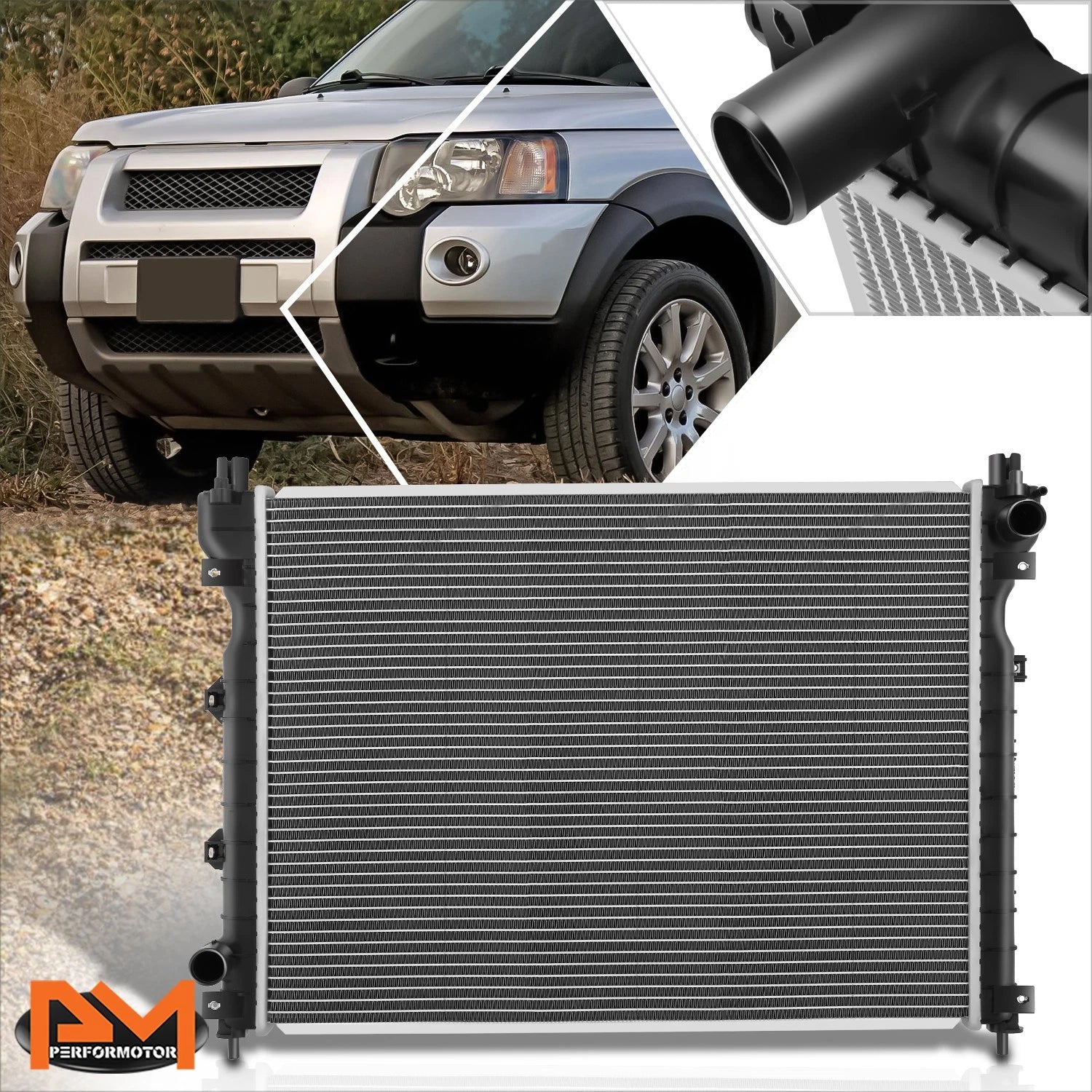 Aluminum Core Cooling Radiator for Land Rover Freelander (2002–2006) DPI-2870