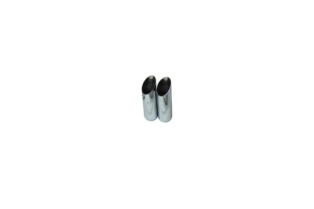 Dual Exhaust for Nissan Titan (2004-2006) 2.5 Inch Flowmaster Slash Tip