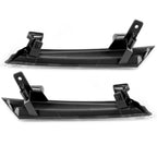 Pair Headlight Reflector Panels for Nissan Murano (2009-2014) Dark Gray