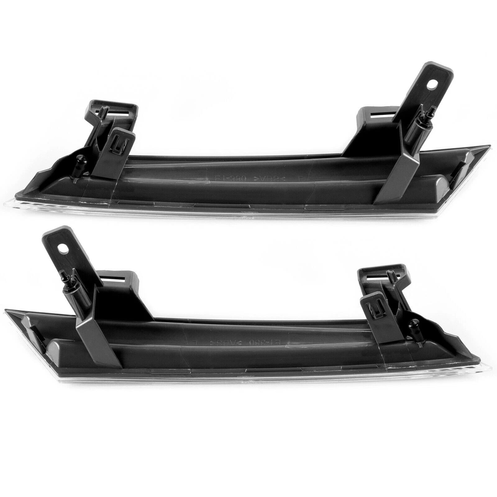 Pair Headlight Reflector Panels for Nissan Murano (2009-2014) Dark Gray