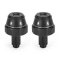 Bar End Weight Plugs for Universal Motorcycle 22mm 7/8" (CNC, Black)