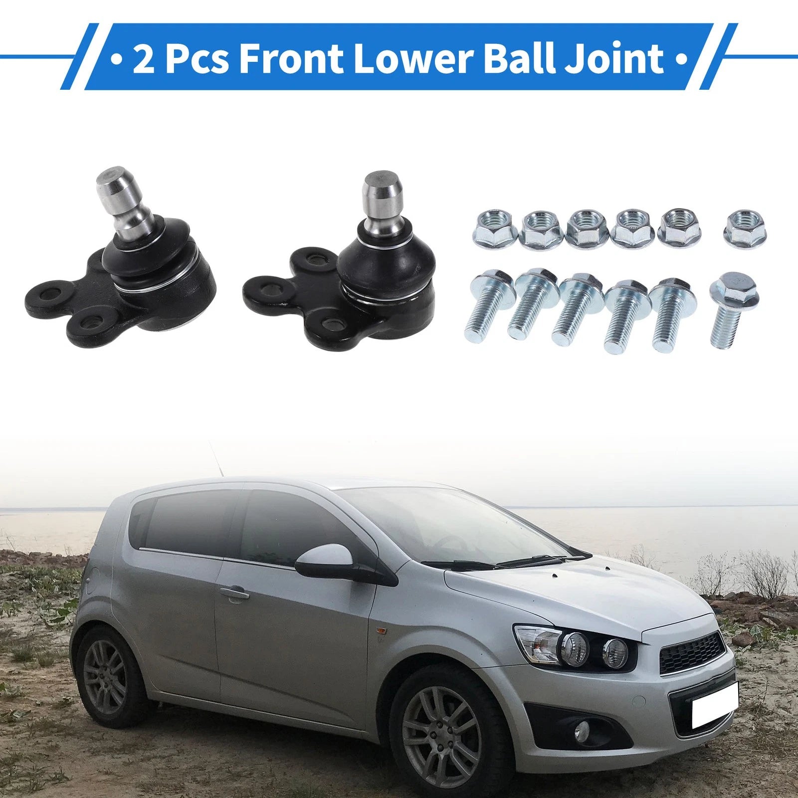 2X Front Lower Ball Joints for Buick Encore (2013–2022) No. 95017034/95907943